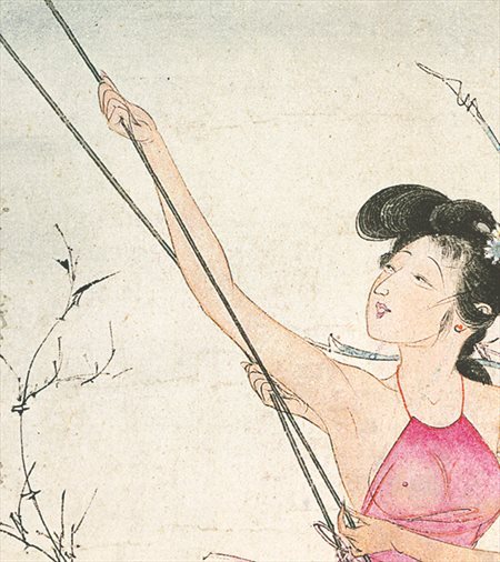 炉霍县-胡也佛的仕女画和最知名的金瓶梅秘戏图